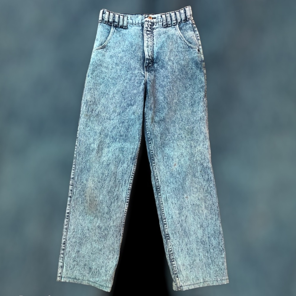 ACID WASH VINTAGE Wrangler Jeans High Waist